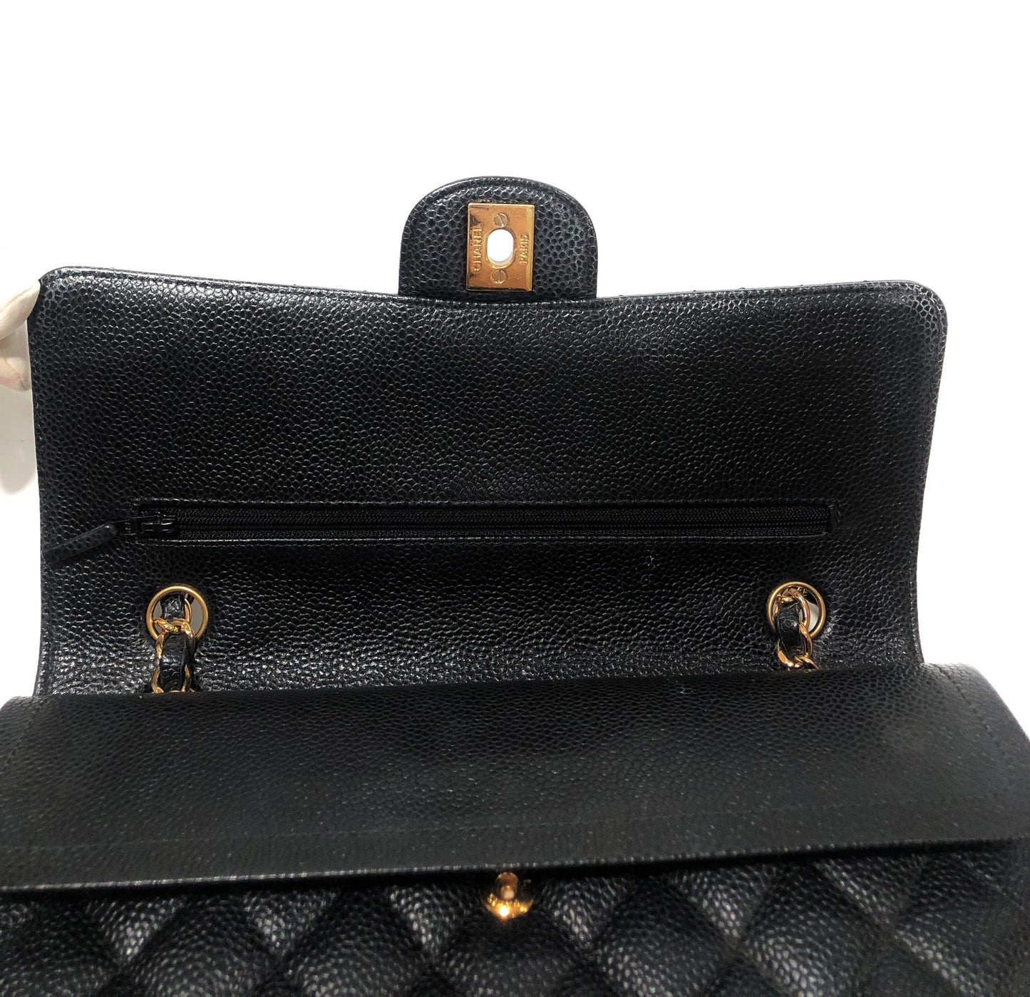 CHANEL CLASSIC FLAP | MEDIUM CAVIAR BLACK GHW