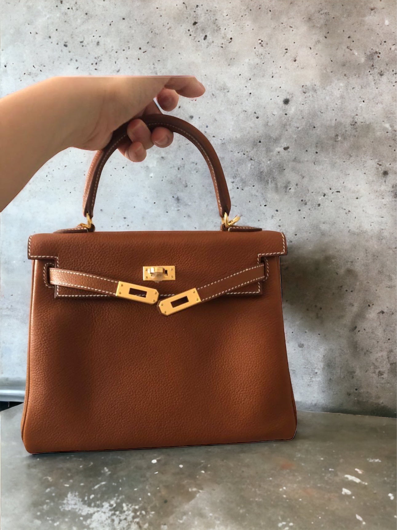 HERMES KELLY 25 | BARENIA GHW