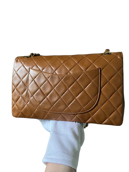 CHANEL MEDIUM FLAP | SERIES 1 CARAMEL BROWN 24K GHW