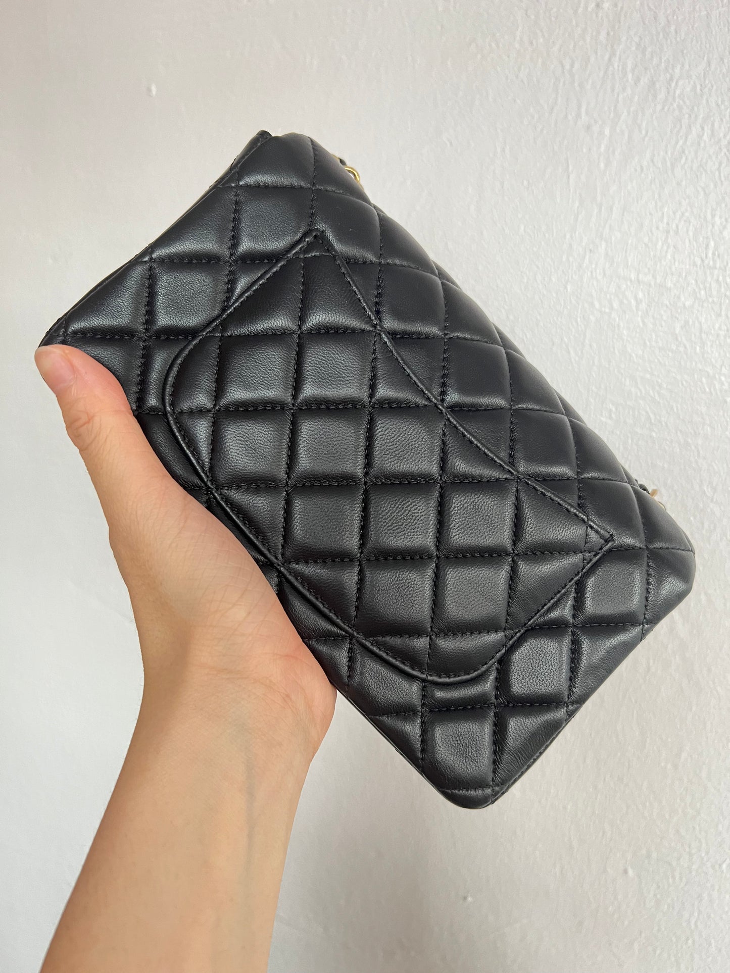 CHANEL MINI RECTANGLE | BLACK LAMBSKIN LGHW