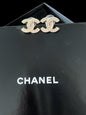 CHANEL CRYSTAL CC EARRINGS