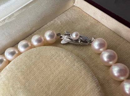 MIKIMOTO PEARL K14 NECKLACE WITH EARRINGS SET