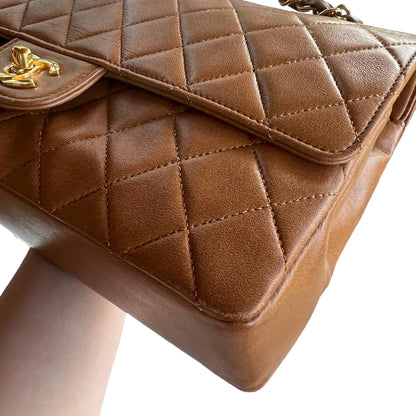 CHANEL MEDIUM FLAP | SERIES 1 CARAMEL BROWN 24K GHW