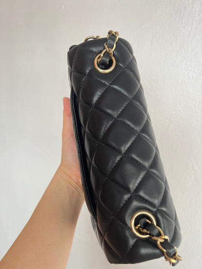 CHANEL MINI RECTANGLE | BLACK LAMBSKIN LGHW