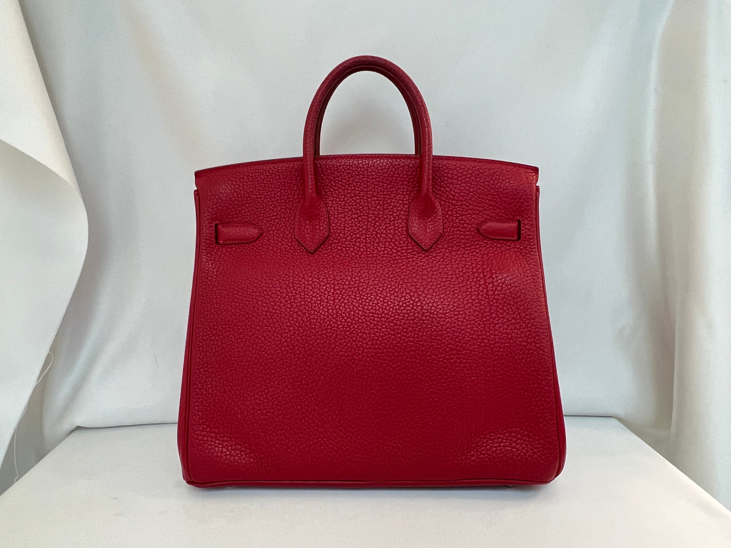 HERMES HAC BIRKIN | FJORD ROUGE VIF PHW