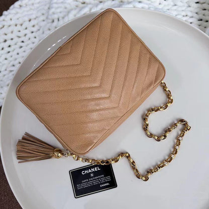 CHANEL CAMERA BAG | SERIES 2 SMALL CAVIAR 24K GHW