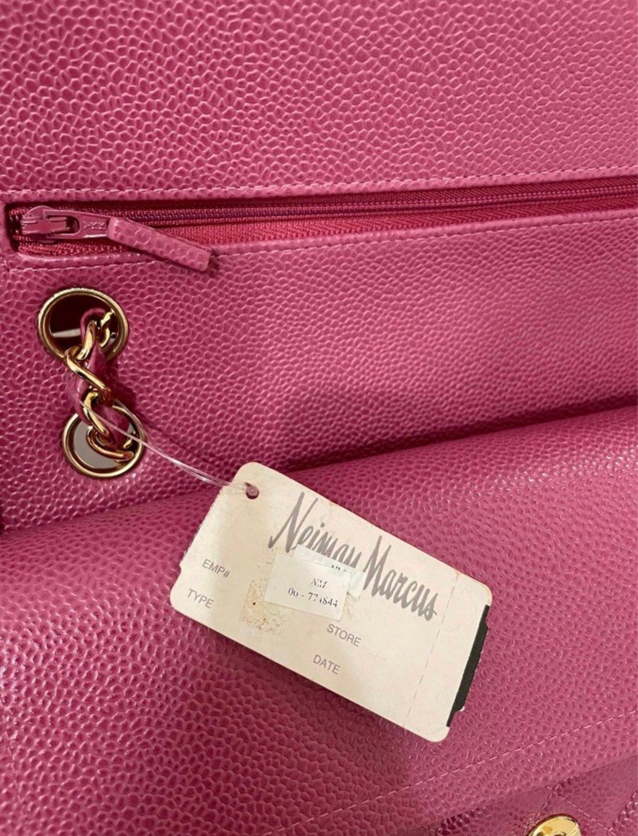 CHANEL MEDIUM FLAP | CAVIAR DARK PINK 24K GHW