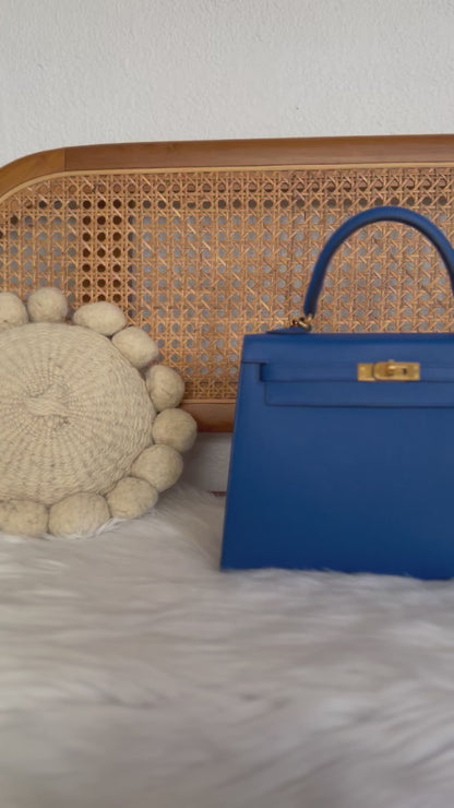 HERMES KELLY 25 | EPSOM BLUE ROYALE GHW